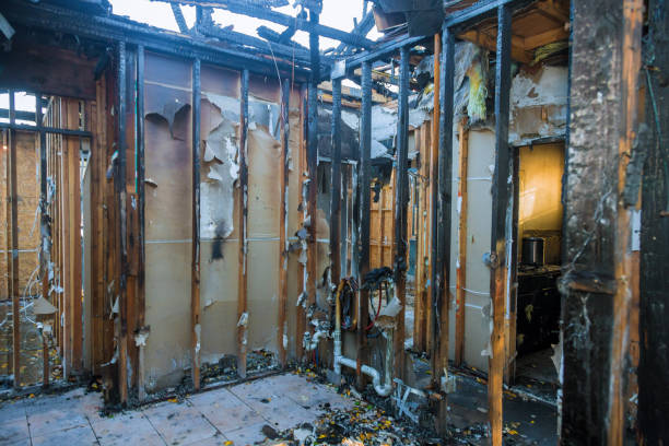 Professional Emergency Fire Cleanup technician working in Mason, OH